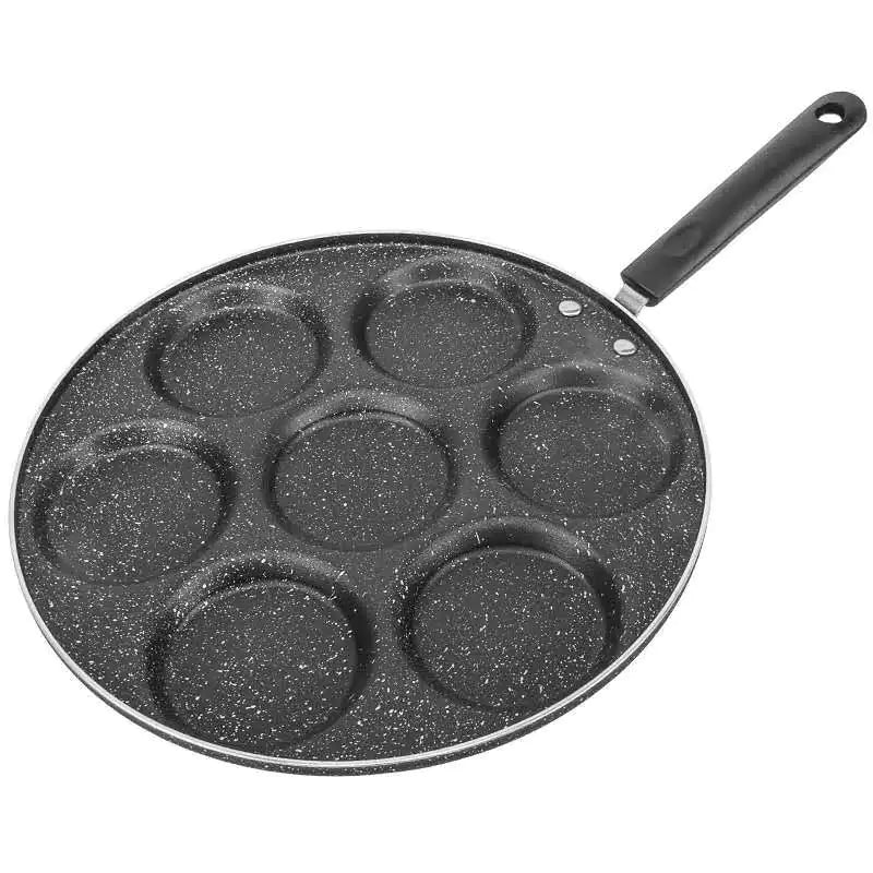 Seven-Hole Non-Stick Multi-Function Frying Pan