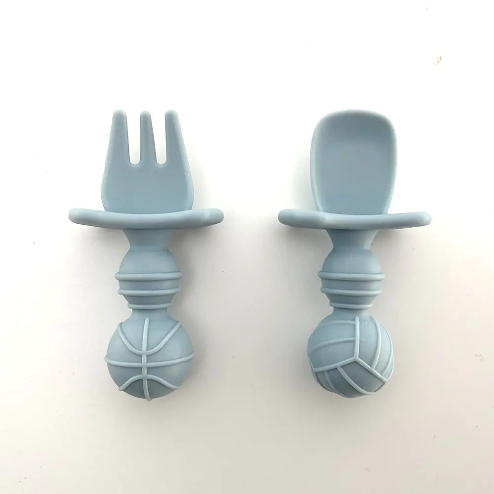 Silicone Baby Tableware Set with Suction Bowl and Owl