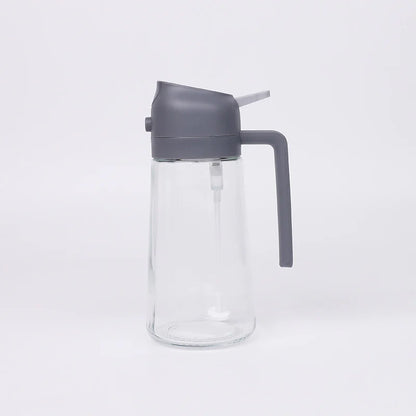 2-in-1 Oil Bottle 'ናይ ዘይቲ መዐቀኒ ጥርሙ ብጣዕሚ ቀሊል ንክትጥቀመሉ' - FkriTigrinya