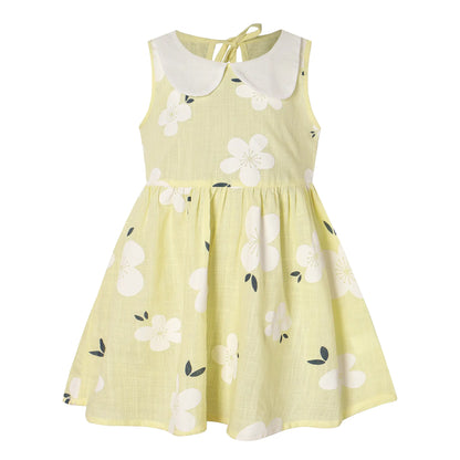 Girls' Summer Dress - Korean Style Sleeveless Princess Dress
