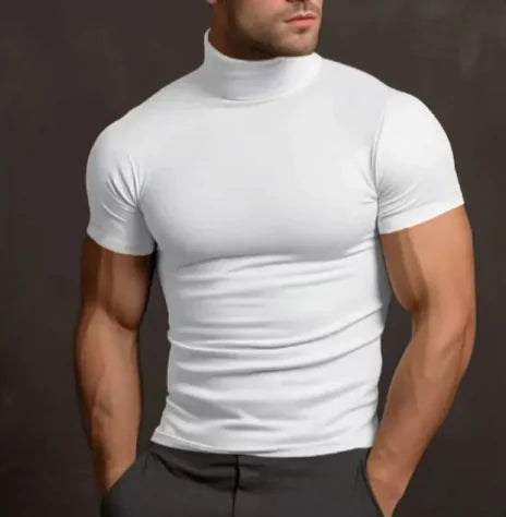 Men's Slim Fit Turtleneck Tee
