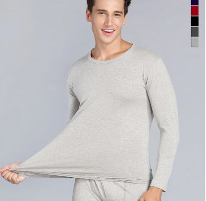 Men's Long Sleeve V-Neck Slim Fit T-Shirt