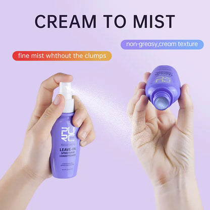 Coconut Oil Leave-in Conditioner Spray for Smooth Hair