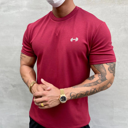 Men's Slim Fit Muscle Training T-Shirt - Summer Cotton
