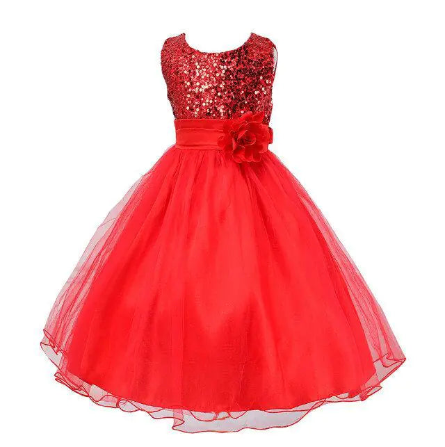 Fluffy Princess Dress Skirt for Girls in Net Yarn  sizes (from 100cm to 160cm),