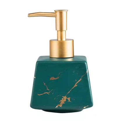 Ceramic Marble Bathroom Pump Bottles for Liquids