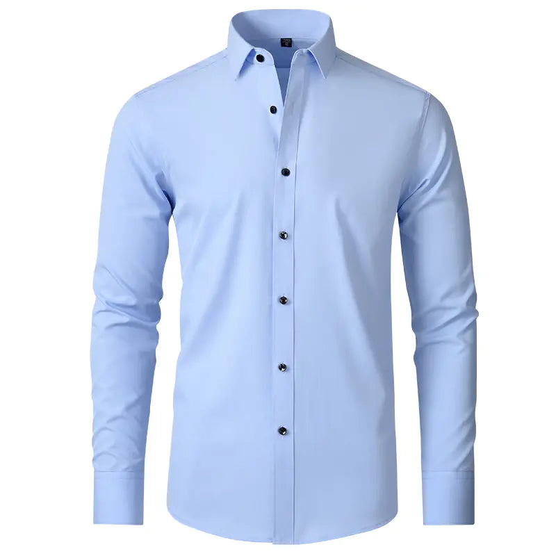 Men's Wrinkle-Resistant Stretch Dress Shirt (Thin Fit)