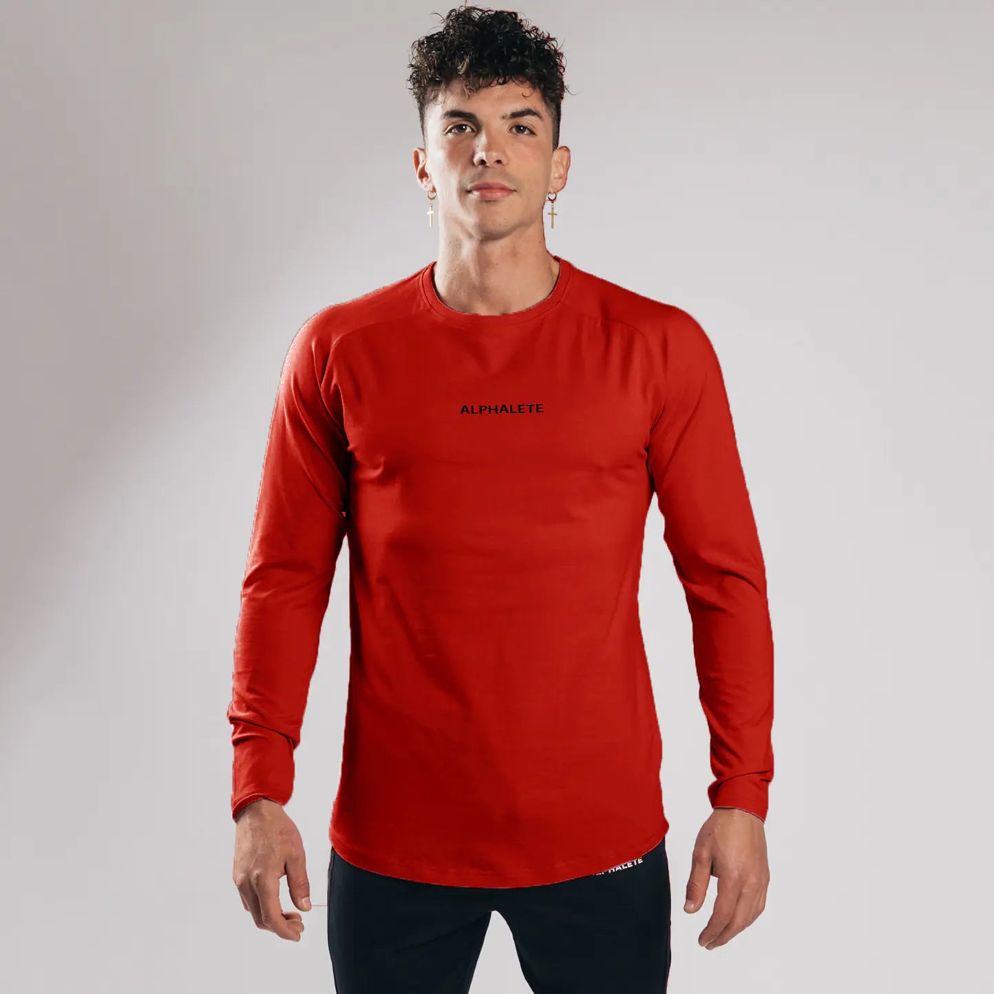 Slim Fit Elastic Cotton Long Sleeve T-Shirt  sizes ranging from M to XXXL