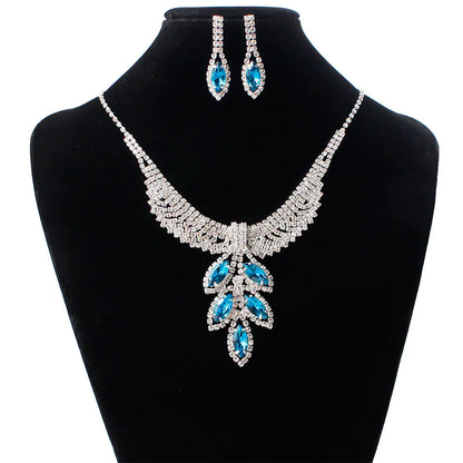 Bridal Jewelry Set - Korean Style Necklace & Earrings