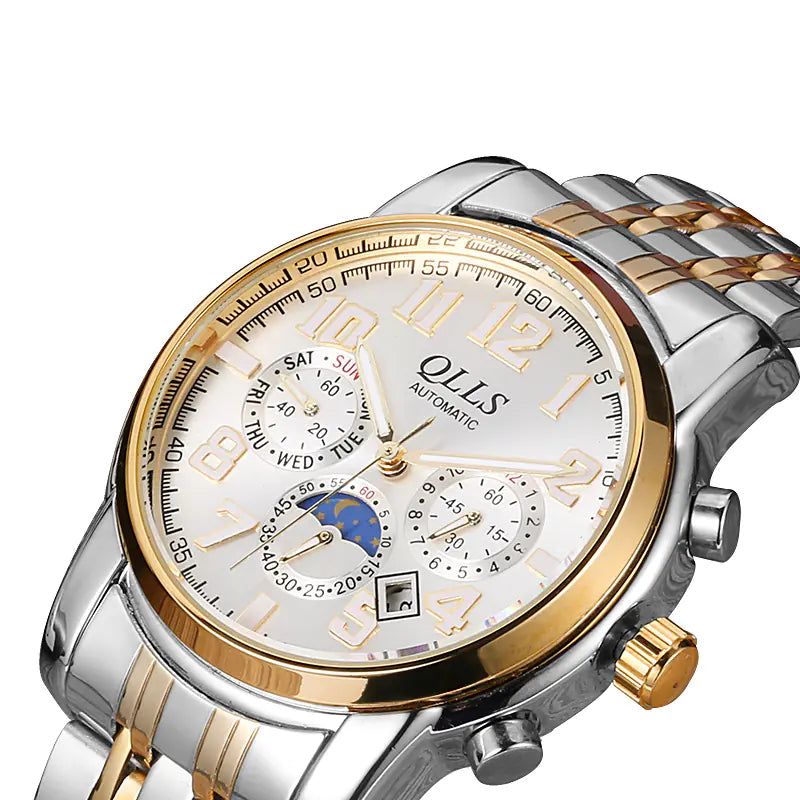 Waterproof Steel Band Business Casual Men's Watch