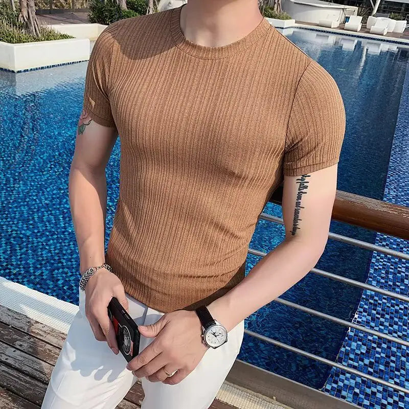 Men's Summer Casual Slim Fit T-Shirt 2024