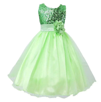Fluffy Princess Dress Skirt for Girls in Net Yarn  sizes (from 100cm to 160cm),