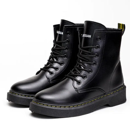Casual Women's Platform High-Top Dr Martens Boots