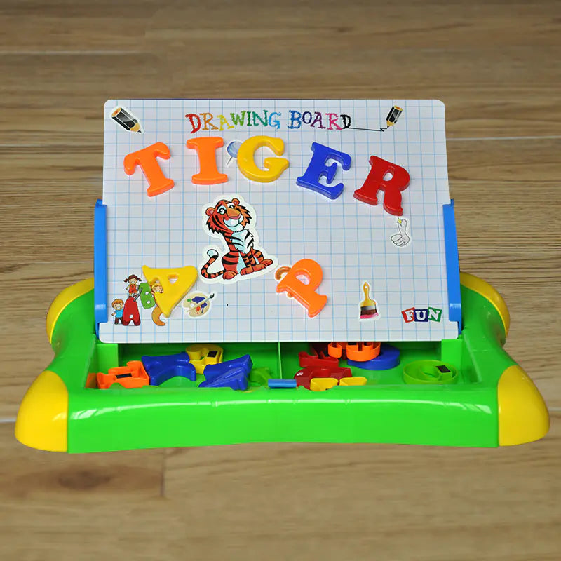 Magnetic Alphabet Drawing Board for Preschool Kids - FkriTigrinya