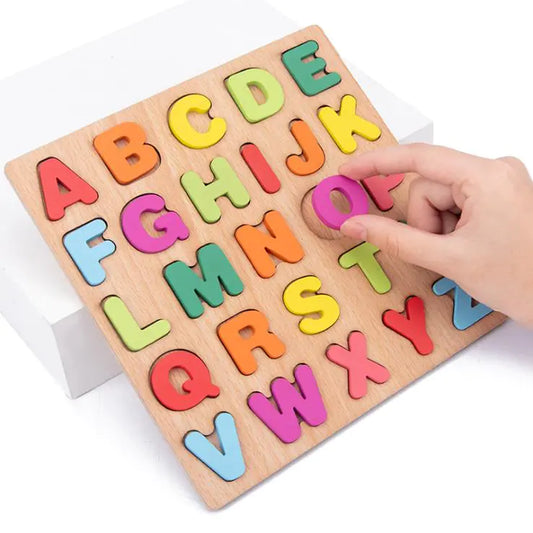 Digital Wooden ABC Puzzle for Early Learning Kids - FkriTigrinya