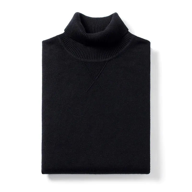 Men's Turtleneck Sweater, Slim Fit Knit Top  S to XXXL,