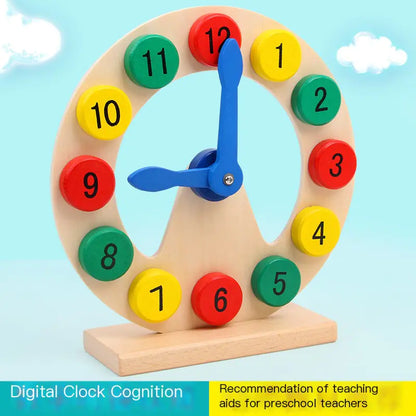 Wooden Educational Digital Clock Toy for Kids