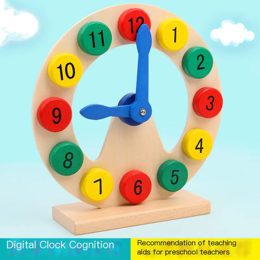 Wooden Educational Digital Clock Toy for Kids