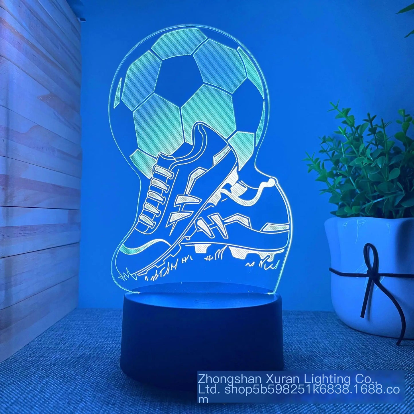 3D Football Night Light - Creative Kids Gift Lamp