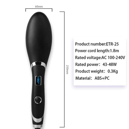 Ionic Straightening Comb and Curling Iron Combo