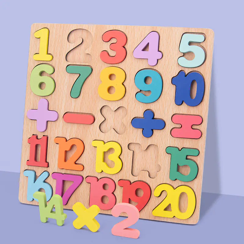 Digital Wooden ABC Puzzle for Early Learning Kids - FkriTigrinya