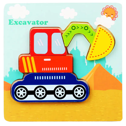3D Wooden Puzzle Educational Toy for Kids (Wholesale) - FkriTigrinya