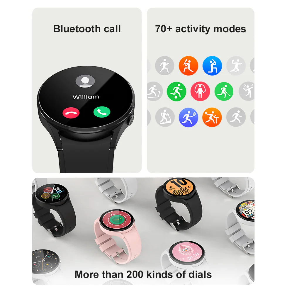Ft32 Bluetooth Waterproof Smart Watch 1.32" HD Display