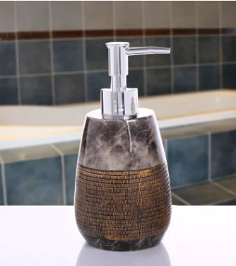Creative Resin Soap Dispenser Set for Shampoo & Shower - FkriTigrinya