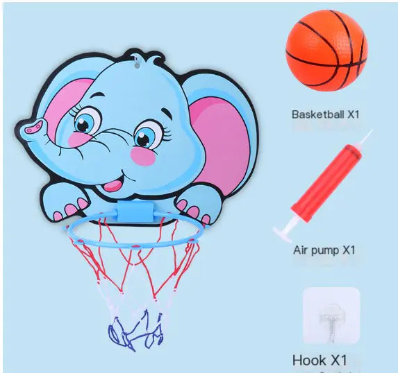 Wall-Mounted Indoor Basketball Hoop for Kids - FkriTigrinya