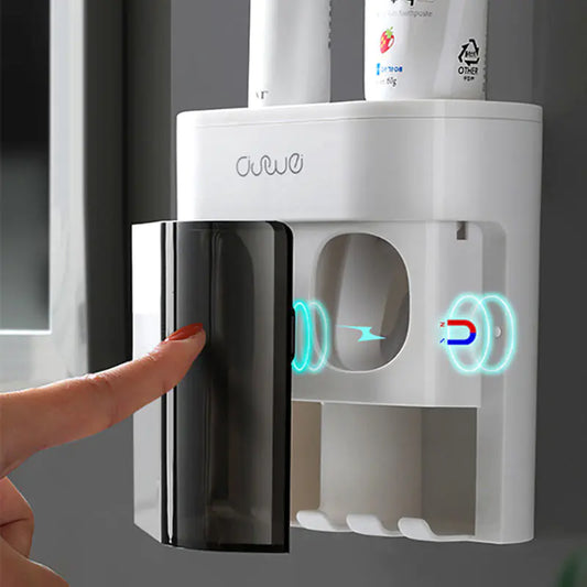 Automatic Toothpaste Dispenser Set with Wall Mount