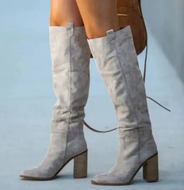 Over The Knee Heel Boots  Height: 21 inches