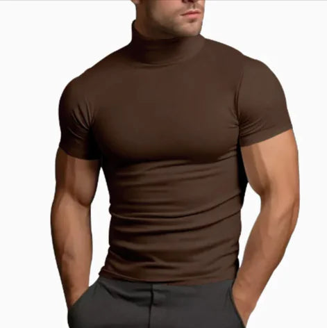 Men's Slim Fit Turtleneck Tee