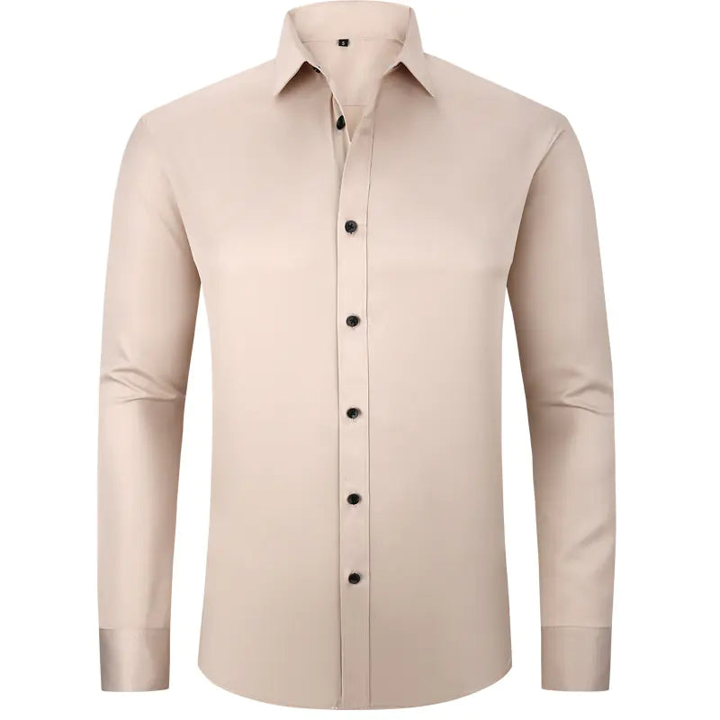 Men's Wrinkle-Resistant Stretch Dress Shirt (Thin Fit)