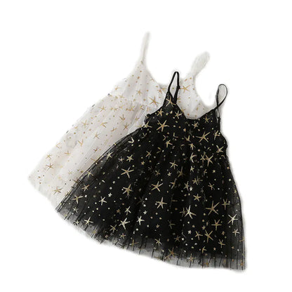 Girls' Princess Starry Dress - Summer 2025 Collection 7 to 15 years