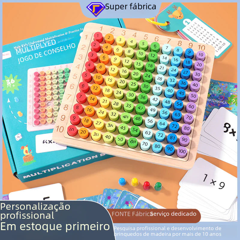 Colorful 99 Multiplication Table for Kids Learning - FkriTigrinya