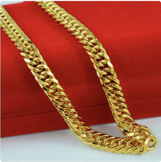 18K Gold-Plated Men's Necklace