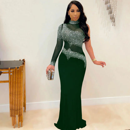 Hot Diamond Mesh Bodycon Dress Size: S,M,L,XL,XXL,XXXL,XXXXL,XXXXXL