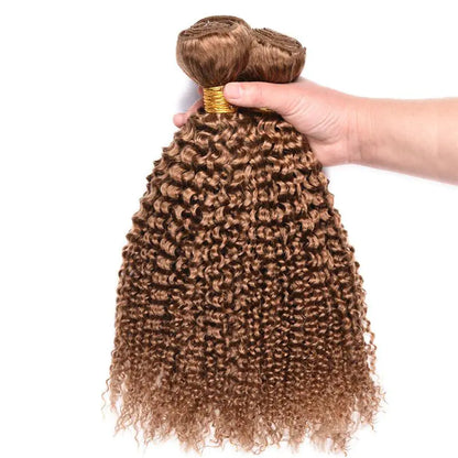 Brazilian Kinky Curly Wave Human Hair Wig – 100% Echt Haar – Kleur 27#
