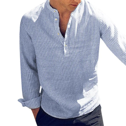 Men's Fashionable Slim Fit Casual Cotton Shirts sizes from S to 5XL