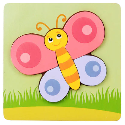 3D Wooden Puzzle Educational Toy for Kids (Wholesale) - FkriTigrinya