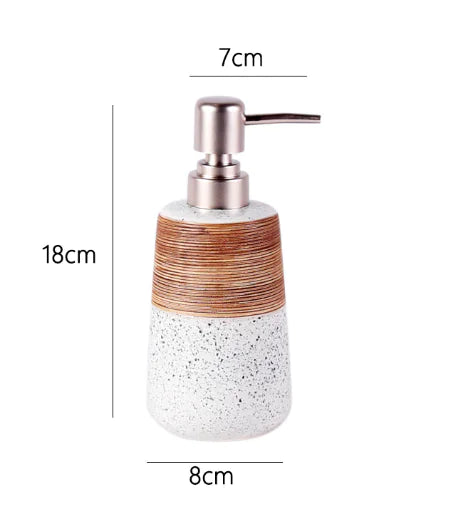 Creative Resin Soap Dispenser Set for Shampoo & Shower - FkriTigrinya