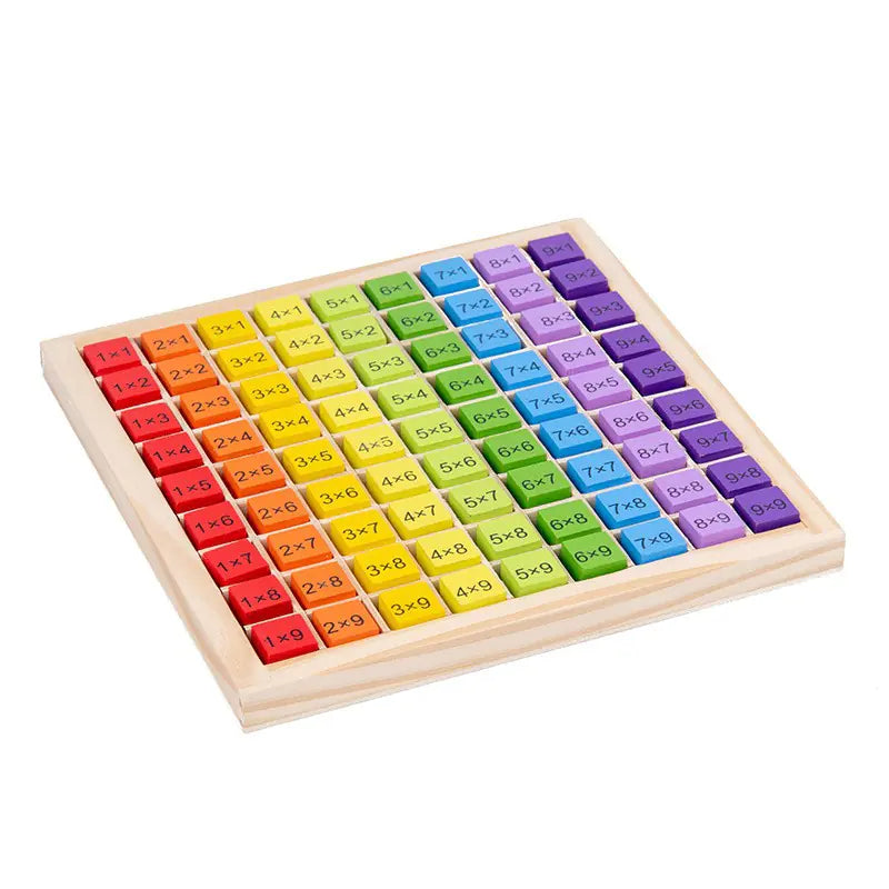 Wooden Educational Multiplication Table Toy for Kids - FkriTigrinya