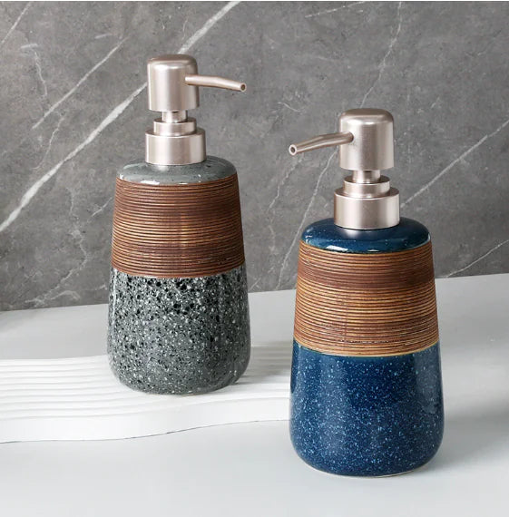 Creative Resin Soap Dispenser Set for Shampoo & Shower - FkriTigrinya