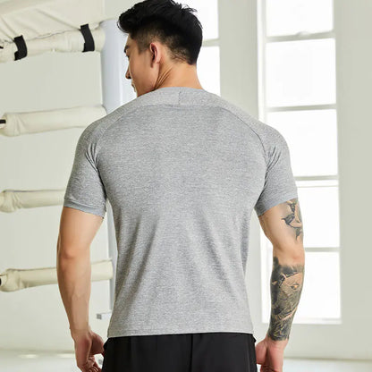 Men's Fitness Short Sleeve Quick-Dry Casual T-Shirt XS to 3XL