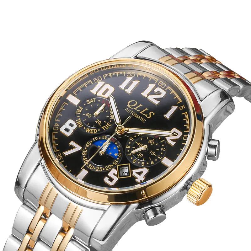 Waterproof Steel Band Business Casual Men's Watch