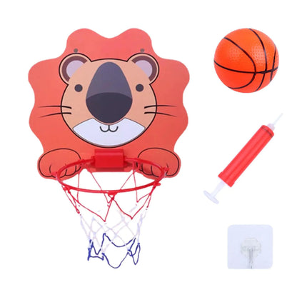 Cartoon Animal Basketball Stand for Indoor Outdoor Play